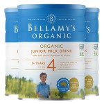 【澳洲直邮】BELLAMY'S有机婴儿奶粉贝拉米4段 3桶一箱（澳洲直邮 一定需要提供身份证号 无身份证号发不了货）